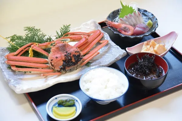 越前がに定食